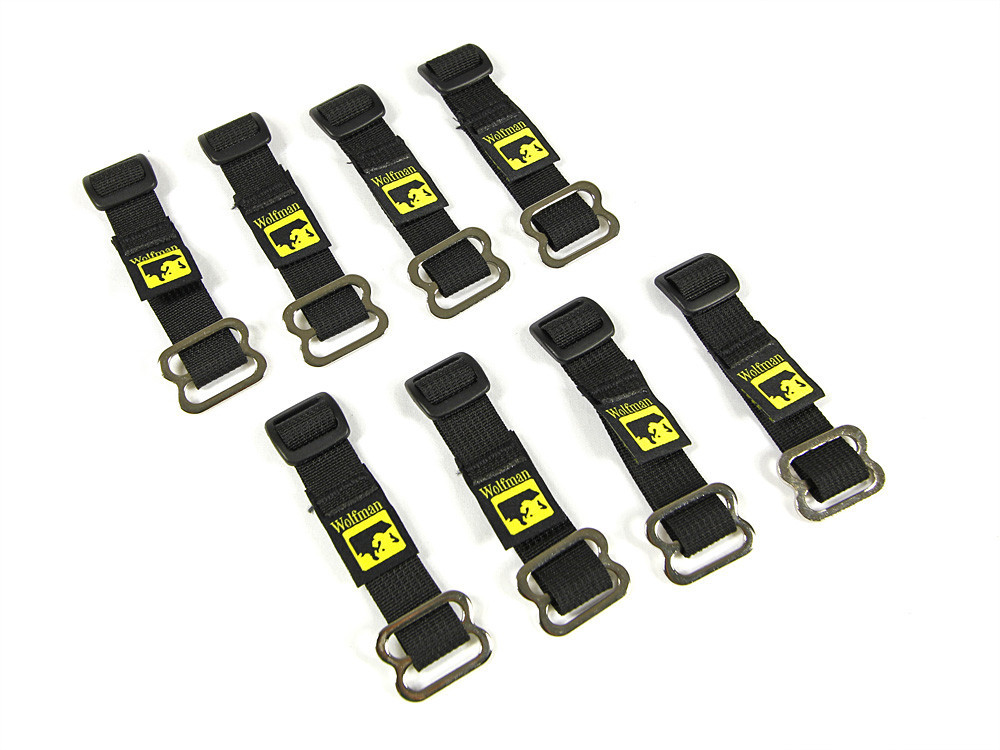 AOMC.mx Wolfman Luggage Universal Saddlebag Straps